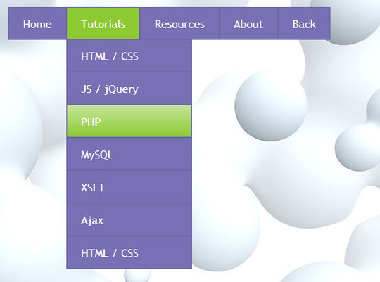 Creating A CSS3 Dropdown Menu