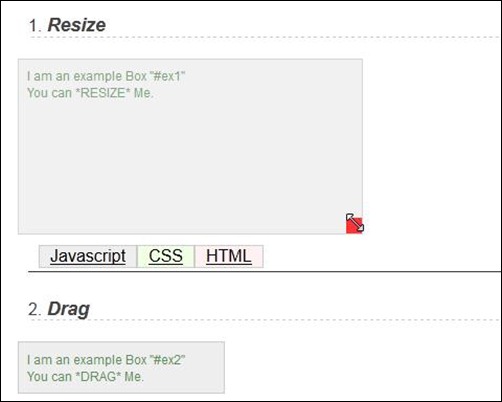 resize-drag