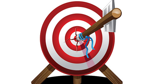 Arrow On Target Vector Design