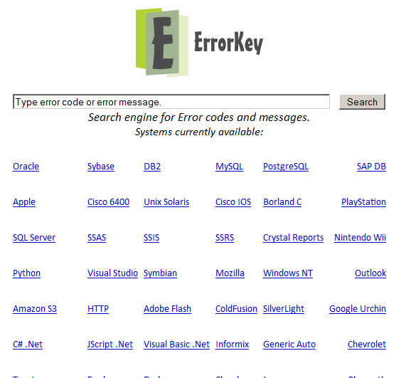 ErrorKey