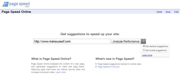 PageSpeed