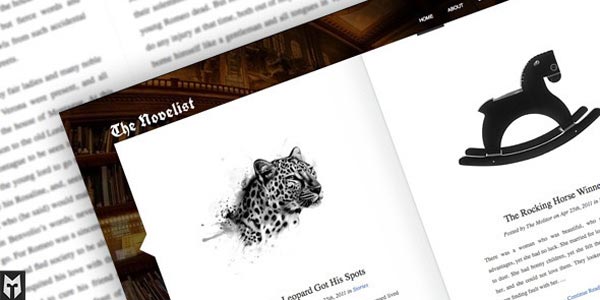 The Novelist: Responsive WP Theme for Writers